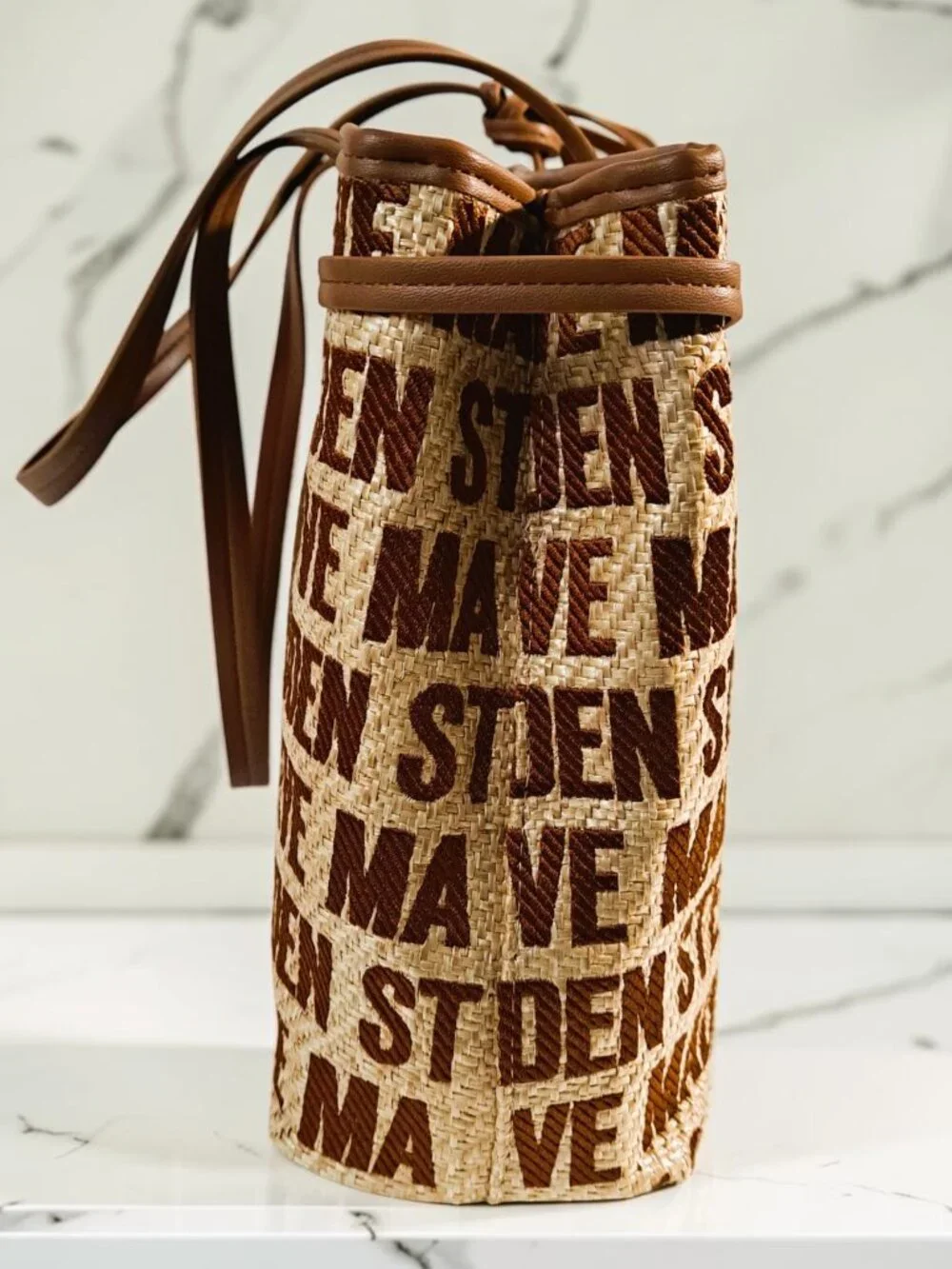 Steve Madden DO371430 Brown Bmelrose Nutshell Satchel Bag